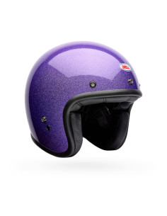 Casque jet Bell Custom 500 Paillettes - Violet