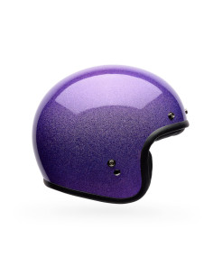 Casque jet Bell Custom 500 Paillettes - Violet 2