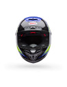 Casque intégral Bell Racestar DLX Flex Grid - Bleu Jaune