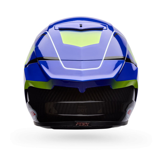 Casque intégral Bell Racestar DLX Flex Grid - Bleu Jaune