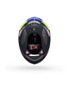Casque intégral Bell Racestar DLX Flex Grid - Bleu Jaune
