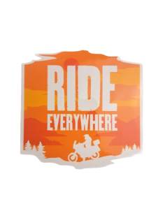 Sticker IXTEM MOTO Ride Everywhere 8,5cm