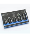 SBV-TOOLS-Lot-de-5-adaptateurs-articulés-pour-douilles-à-choc-1/4-3/8-1/2