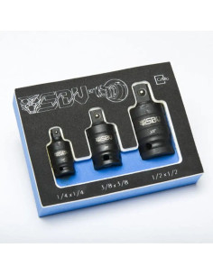 SBV-TOOLS-Lot-de-3-adaptateurs-articulés-pour-douilles-à-choc-1/4-3/8-1/2