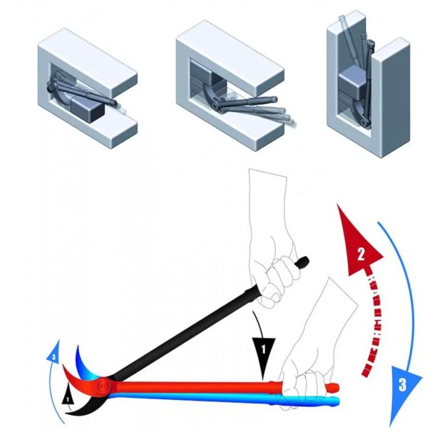 Pied-de-biche-à-cliquet-extensible-450-à-750-mm-SBV-TOOLS