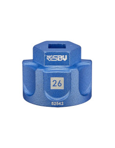 Douille aluminium 3/8 - 26 mm - 6 pans SBV Tools