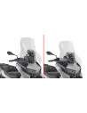 Bulle moto Givi incolore pour BMW C 400 GT 2025-2026