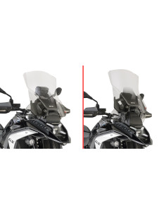 Bulle moto Givi D5143ST incolore pour BMW R 1300 GS avec radar 2024-2026