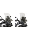 Bulle moto Givi D5143ST incolore pour BMW R 1300 GS avec radar 2024-2026