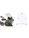 Bulle moto Givi 7710DT incolore pour KTM 390 Adventure 2020-2021 790 Adventure / R 2019-2020 890 Adventure 2021