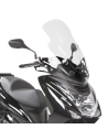 Bulle moto Givi incolore pour MBK Skyliner S 125 2014 Yamaha Majesty S 125 2014-2016