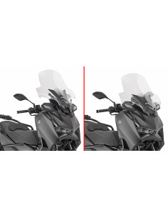 Bulle moto Givi incolore pour Yamaha X-Max 300 Tech Max 2025-2026