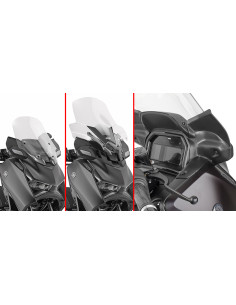 Bulle moto Givi noire pour Yamaha X-Max 300 Tech Max 2025-2026