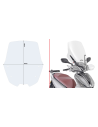 Bulle haute moto Givi D6113ST incolore pour Kymco People S 125-150-200 2020-2025