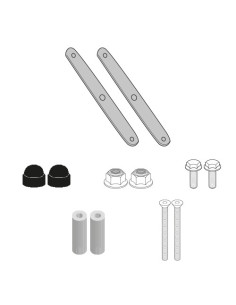 Fixations de bulle Givi D6711KIT pour Aprilia SR GT 125-200 2022-2026