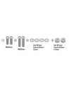 Fixations de bulle Givi D6114KIT pour Kymco Agility 300-350 R16 2019-2025