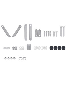 Fixations de bulle Givi A7062A pour SYM Fiddle 125 Euro 5 2020
