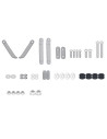 Fixations de bulle Givi A7062A pour SYM Fiddle 125 Euro 5 2020