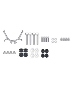 Fixations de bulle Givi A9053A pour Royal Enfield Meteor 350 2021-2022