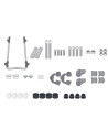 Fixations de bulle Givi A8964A pour NIU Uqi GT 2021-2026