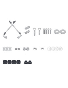Fixations de bulle Givi A8831A pour Super Soco Cux 2021-2026