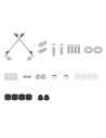 Fixations de bulle Givi A8831A pour Super Soco Cux 2021-2026