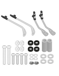 Fixations pour bulle ou saute-vent Givi A7061A pour SYM Symphony 125 Euro 5