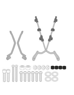 Fixations pour bulle ou saute-vent Givi A8206A pour Moto Guzzi V7 850 Stone Special 2021-2026