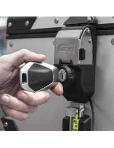 Kit serrure Givi SLB101 avec barillet codifiable pour clé BMW - permettant d'utiliser la clé de contact