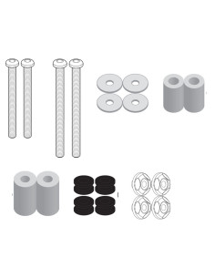 Fixations de bulle Givi D7058KIT pour SYM 300 Joymax Z 2019-2026
