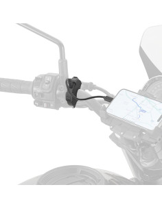 Prise USB et USB-C pour guidon Givi S120 - 12-24V faisceau à fusible