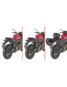 Support pour sacoche cavalière Givi STL1208 pour Honda CB 650 R 2021-2022 / Honda CB 650 R 2021-2023