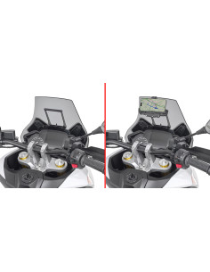 Support pour smartphone et GPS Givi pour Peugeot XP 400 GT / Allure 2023