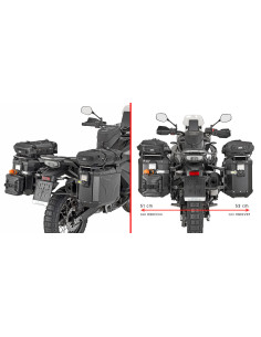 Supports de valises latérales Givi PLO9227CAM Monokey CAM-SIDE pour CFMoto 800 MT X 2025-2026