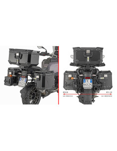 Supports de valises latérales Givi PLOS5146CAM Monokey pour BMW R 1300 GS Adventure 2025-2026