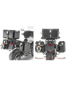 Supports de valises latérales Givi PLO6425CAM Monokey pour Triumph Tiger 900 2020-2023