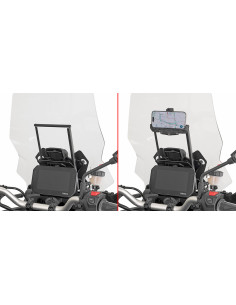 Support pour smartphone et GPS Givi FB2175 pour Yamaha Tracer 9 Tracer 9 GT Tracer 9 GT 2025-2026