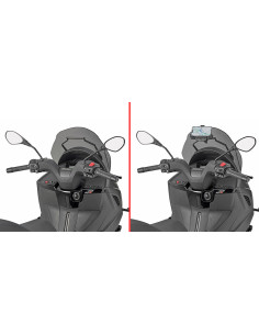 Support pour smartphone et GPS Givi FB5622 pour Piaggio MP3 310 2025-2026
