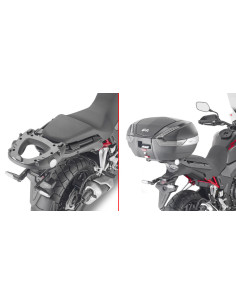 Support de top case Givi SR1171 Monokey pour Honda CB 500 X - NX 500 2013-2025