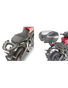 Support de top case Givi SR1208 Monokey pour Honda CB 650 R / CBR 650 R 2021-2023
