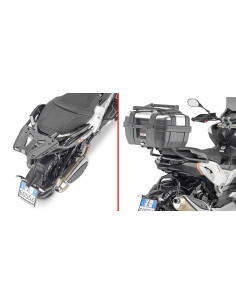 Support de top case Givi Monokey / Monolock pour Peugeot XP 400 GT / XP40 2023