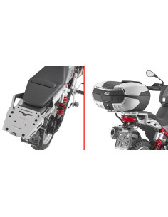 Support de top case Givi Monokey pour Moto Guzzi V85 TT 2024