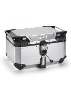 Top case moto 58 L Givi OBKEV58AA Monokey Trekker Outback EVO - Aluminium anodisé