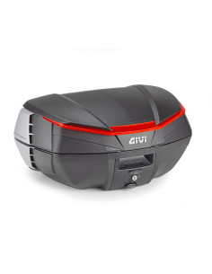 Top case moto 49 L Givi V49N Monokey V49 Air - Noir / Rouge