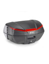 Top case moto 49 L Givi V49N Monokey V49 Air - Noir / Rouge