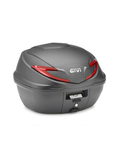 Top case moto 39 L Givi B39N Monolock - Noir / Rouge