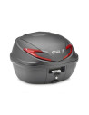 Top case moto 39 L Givi B39N Monolock - Noir / Rouge