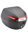Top case moto Givi C30L Monolock - Noir Rouge