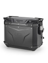 Valise latérale moto 44 L Givi OBKEV44BL Monokey Trekker Outback EVO gauche - Aluminium naturel