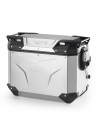 Valise latérale moto 44 L Givi OBKEV44AL Trekker Outback EVO gauche - Aluminium naturel